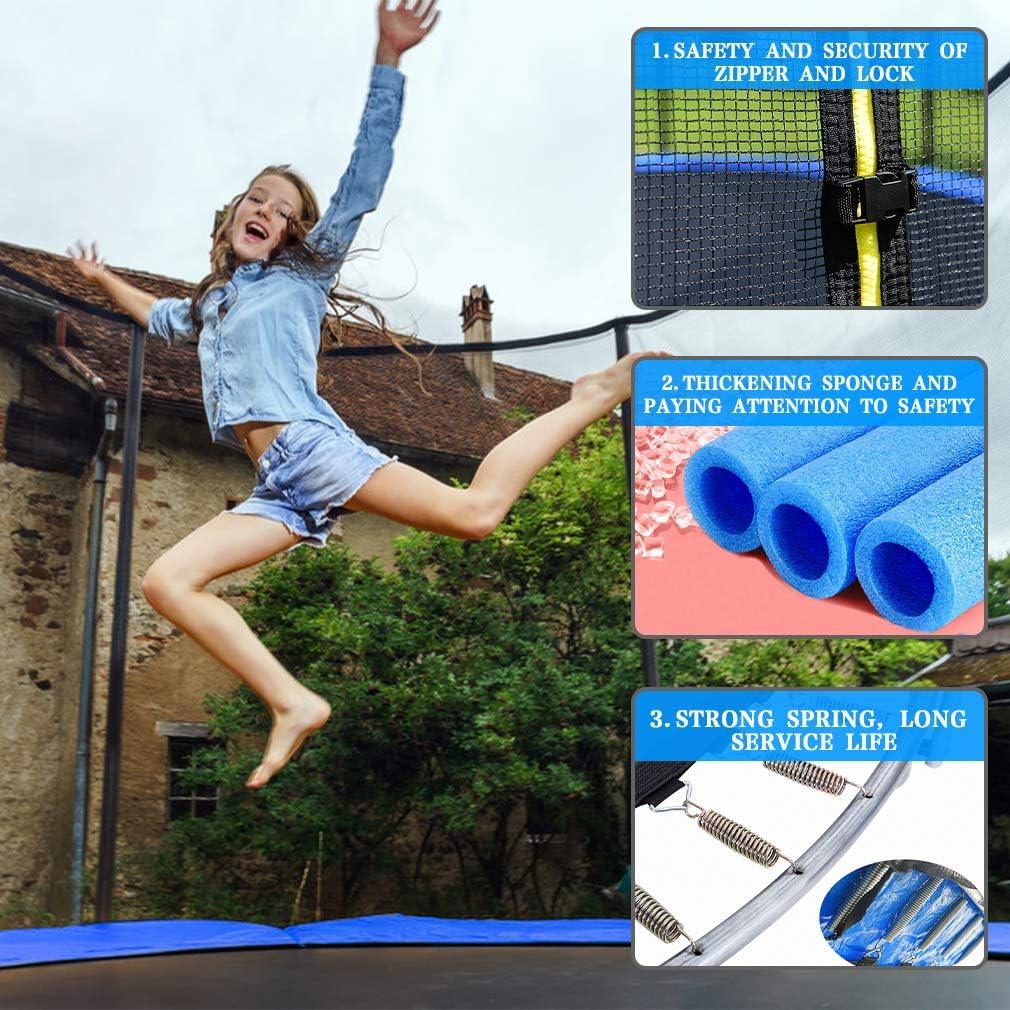 10FT Outdoor Fitness Trampoline with Safety Enclosure for Children and Adults - Furniture4Design