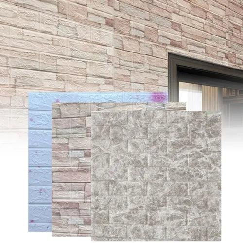 10PC 3D Self-Adhesive Kitchen Wall Tiles Bathroom Mosaic Brick Stickers Stick - Furniture4Design