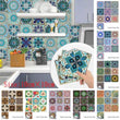 10Pcs 3D Brick Tile Stickers Self Adhesive Wall Sticker Kitchen Bathroom Decor - Furniture4Design