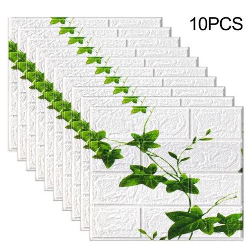 10PCS 3D Self-adhesive Tile Stone Brick Wall Sticker Soft Foam Panels/Brand New - Furniture4Design