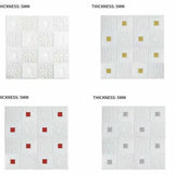 10Pcs 3D Tile Brick Style Wall Stickers Self-Adhesive Waterproof Foam Wallpaper - Furniture4Design