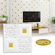 10pcs 3D Tile Brick Wall Sticker Self-adhesive Foam Panel Wallpaper Kits - Furniture4Design