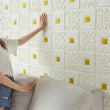 10Pcs 3D Tile Brick Wall Sticker Self-adhesive Waterproof Foam Panel Wallpaper - Furniture4Design