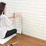 10pcs 3D Wall Sticker Brick Home Decoration Waterproof Self Adhesive Wallpaper - Furniture4Design