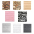 10Pcs 3D Wallpaper Brick Wall Stickers Foam Tile Panels Self-adhesive Waterproof - Furniture4Design