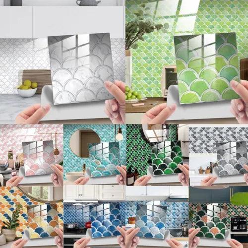 10Pcs Brand New Wall Sticker Wall Sticker 15*15cm 3D Wall Sticker Sticker - Furniture4Design