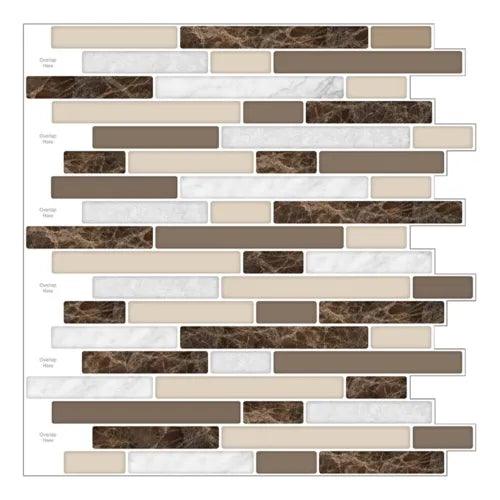 10pcs Peel and Stick 3d Backsplash Tile for Kitchen Bathroom self adhesive Tiles - Furniture4Design