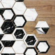 10Pcs Self-Adhesive Hexagonal Bathroom Waterproof Floor Wall Tiles Stickers - Furniture4Design