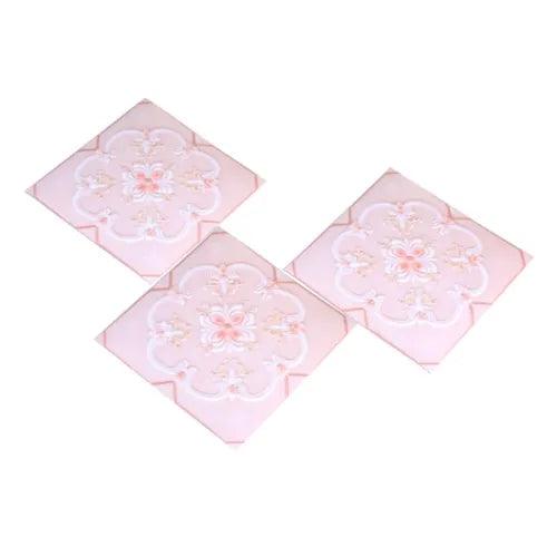 10Pcs Self Adhesive PVC Tile Floor Wall Stickers 3D Decal Home Decor 12CM*12CM - Furniture4Design