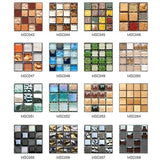 10x 3D Tile Sticker Kitchen Bathroom Splashback Backsplash Peel and Stick Tiles↖ - Furniture4Design