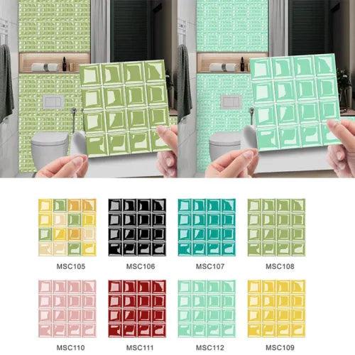 10X Magic Gel Tiles Self Stick Mosaic Tile Kitchen Bathroom Backsplash Wallpap' - Furniture4Design