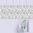 10X Mosaic Tile Stickers Stick On Bathroom Kitchen Home Wall Decal Self-adhesive - Furniture4Design