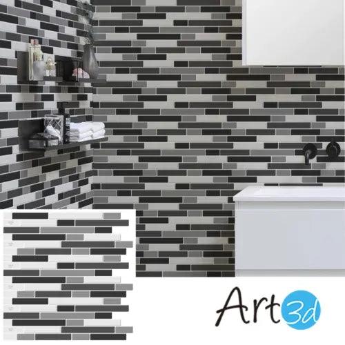 10x Peel and Stick Backsplash Tile Self-Adhesive Tile Stickers for Kitchen Bath - Furniture4Design