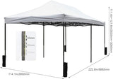 10x20 Pop Up Canopy Tent with Waterproof Top and Portable Carrying Bag - Furniture4Design