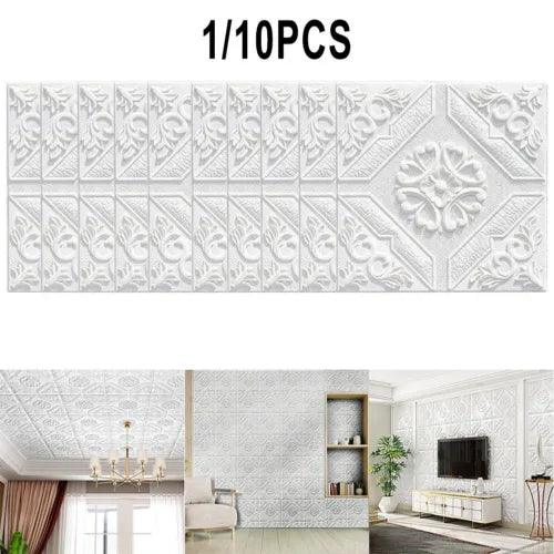 1/10*Tile Brick Wall Sticker Self Adhesive Waterproof Foam Panel Home DIY-Decor# - Furniture4Design