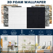 1/10/20/50PCS 3D Self-adhesive Tile Stone Brick Wall Sticker Soft Foam Panels - Furniture4Design