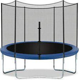 12FT Trampoline with Enclosure Net Outdoor Jump Rectangle Trampoline - Furniture4Design