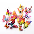 12PCS Butterfly Wall Stickers 3D Art Home Room Girl Xmas Décor Magnet Decals New - Furniture4Design