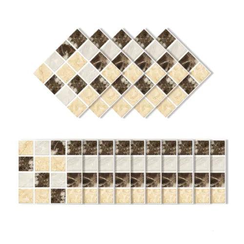 15 Pcs Removable Stickers PVC 3D Wall Decals Tile Wallpaper Three-dimensional - Furniture4Design