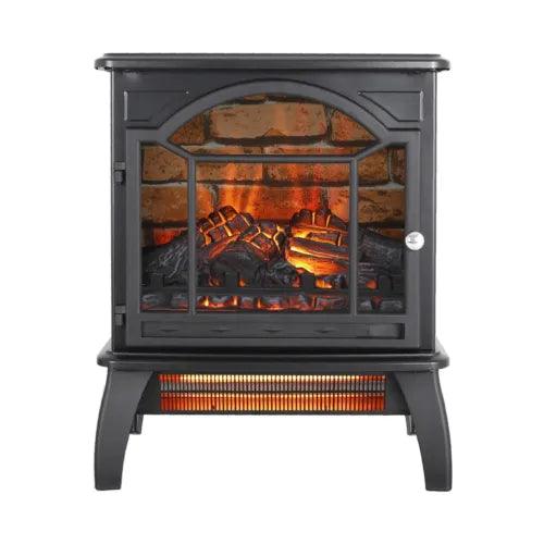 18 inch 3D Infrared Electric Stove with Three-sided view&Realistic 3D Flame - Furniture4Design