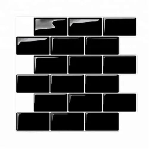 1X(3D Wall Stickers Brick Tile for Kitchen Bathroom Backsplash Aunty-Tile Home - Furniture4Design