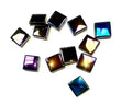 1x1 Iridescent Decorative Arts and Crafts Glass Mosaic Tile PACK OF 10 PIECES - Furniture4Design