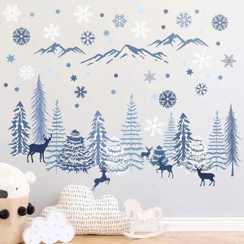 200PCS WALL STICKER DEER DECAL TREE FOREST VINYL MURAL ART HOME KIDS ROOM DECOR - Furniture4Design