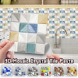 20/50PCS 3D Mosaic Crystal Tile Stickers Waterproof Wall Stickers Kitchen Wall. - Furniture4Design