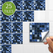 25pcs DIY 3D Mosaic Kitchen Bathroom Tile Self-Adhesive Wall Decal Stickers New - Furniture4Design