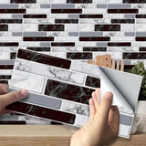 27pcs Self Adhesive Brick Tile 3D Sticker Kitchen Bathroom Wall Sticker - Furniture4Design