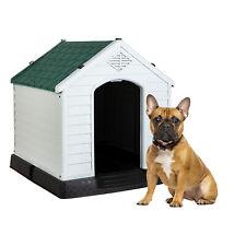 28 Inch Large Dog House Kennel Durable Plastic Dog House for Small Medium Large - Furniture4Design