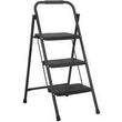 3 Step Ladder, Folding Step Stool with Wide Anti-Slip Pedal, 330lbs Capacity - Furniture4Design