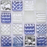 30Pcs 3D Mosaic Tile Stickers, 10 x 10cm Square Wallpaper Self-Adhesive Style 12 - Furniture4Design