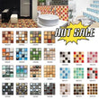 30PCS Stickers Glass Crystal Tile Tile Sticker Waterproof Self-adhesive DIY Wall - Furniture4Design