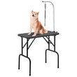 32 in Pet Dog Grooming Table for Medium Small Dogs Cats Foldable Adjustable - Furniture4Design