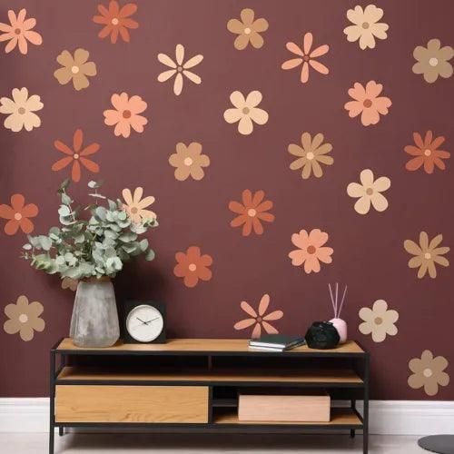 36PCS WALL STICKERS FLOWERS DECAL FLORAL VINYL MURAL ART HOME LIVING ROOM DECOR - Furniture4Design