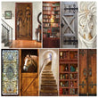 3D Ancient Egypt Rustic Barn Door Sticker Decal Self-adhesive Wrap Mural - Furniture4Design