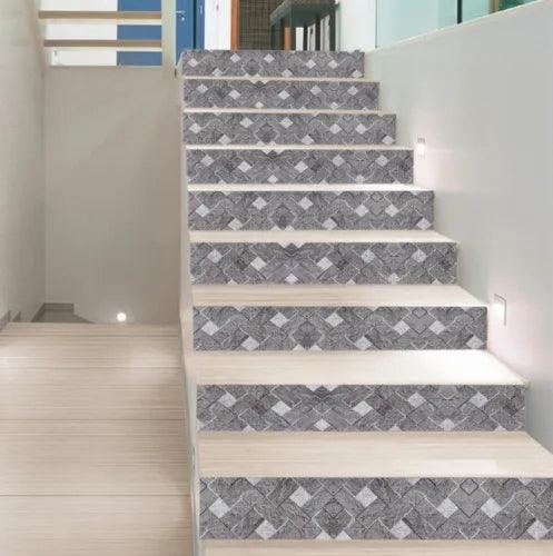 3D Black Wall 797 Tile Marble Stair Risers Photo Mural Vinyl Decal Wallpaper AU - Furniture4Design