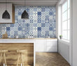 3D Blue Tile Pattern 17660NA Wallpaper Wall Murals Removable Wallpaper Fay - Furniture4Design