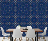 3D Blue Tile Pattern G16746 Wallpaper Wall Murals Removable Self-adhesive Honey - Furniture4Design