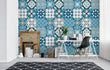 3D Blue Tile Patterns G6923 Wallpaper Wall Murals Removable Self-adhesive Erin - Furniture4Design