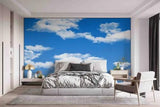 3D Bluesky White Cloud Self-adhesive Removeable Wallpaper Wall Mural1 818 - Furniture4Design