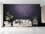 3D Brick Square Violet Self-adhesive Removeable Wallpaper Wall Mural1 3577 - Furniture4Design