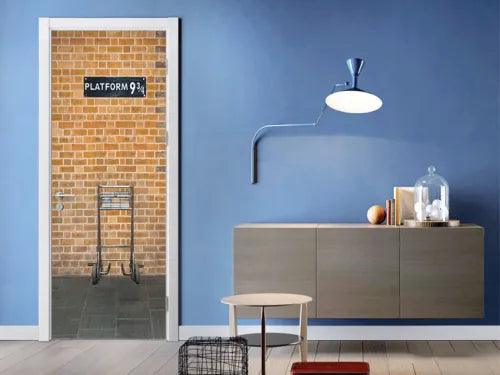 3D Brick Wall Self-adhesive Living Room Door Sticker Wall Mural Poster Decor - Furniture4Design