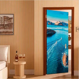 3D Broad Seascape Self-adhesive Gulf Decal Door Sticker Wall Murals Decals - Furniture4Design