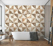 3D Brown Patterned Tiles 26471NA Wallpaper Wall Murals Removable Wallpaper Fay - Furniture4Design