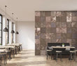 3D Brown Square ZHU100 Texture Tiles Marble Wallpaper Wall Mural Removable Zoe - Furniture4Design