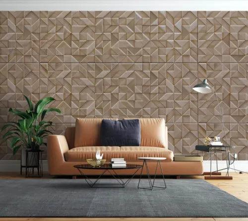 3D Brown Tile O323 Wallpaper Wall Murals Removable Wallpaper Sticker Eve - Furniture4Design