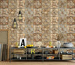 3D Brown Tile Pattern 26305NA Wallpaper Wall Murals Removable Wallpaper Fay - Furniture4Design