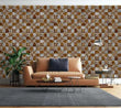 3D Brown Tile Style G2072 Wallpaper Wall Murals Removable Self-adhesive Erin - Furniture4Design